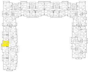 1-к квартира, вторичка, 40м2, 13/14 этаж