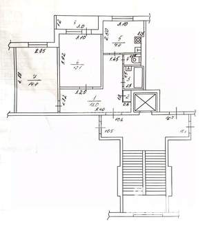 2-к квартира, вторичка, 53м2, 6/7 этаж