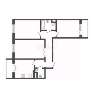 3-к квартира, вторичка, 99м2, 11/13 этаж