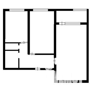 2-к квартира, вторичка, 45м2, 1/9 этаж