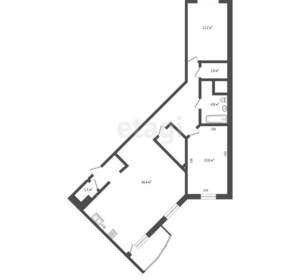 3-к квартира, вторичка, 93м2, 13/13 этаж