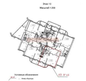 1-к квартира, вторичка, 51м2, 13/17 этаж