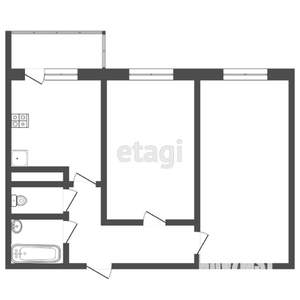 2-к квартира, вторичка, 62м2, 12/17 этаж