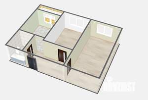 2-к квартира, вторичка, 55м2, 9/17 этаж