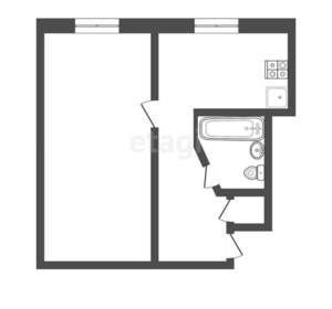 1-к квартира, вторичка, 32м2, 2/9 этаж