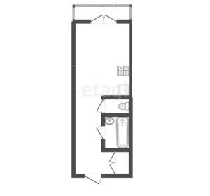Студия квартира, вторичка, 29м2, 6/15 этаж