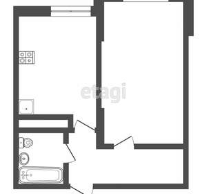 1-к квартира, вторичка, 39м2, 2/17 этаж