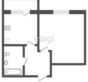 1-к квартира, вторичка, 41м2, 8/9 этаж