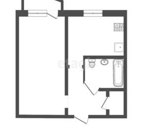 1-к квартира, вторичка, 29м2, 5/5 этаж