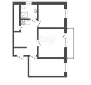 3-к квартира, вторичка, 72м2, 2/2 этаж