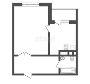 1-к квартира, вторичка, 43м2, 16/16 этаж