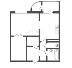 1-к квартира, вторичка, 51м2, 13/17 этаж