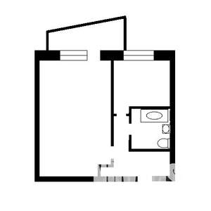 1-к квартира, вторичка, 36м2, 3/9 этаж